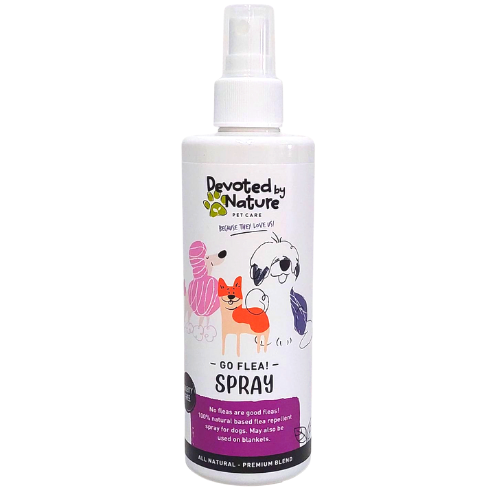 Devoted by Nature's Natural Flea Spray And Flea Treatment For Dogs