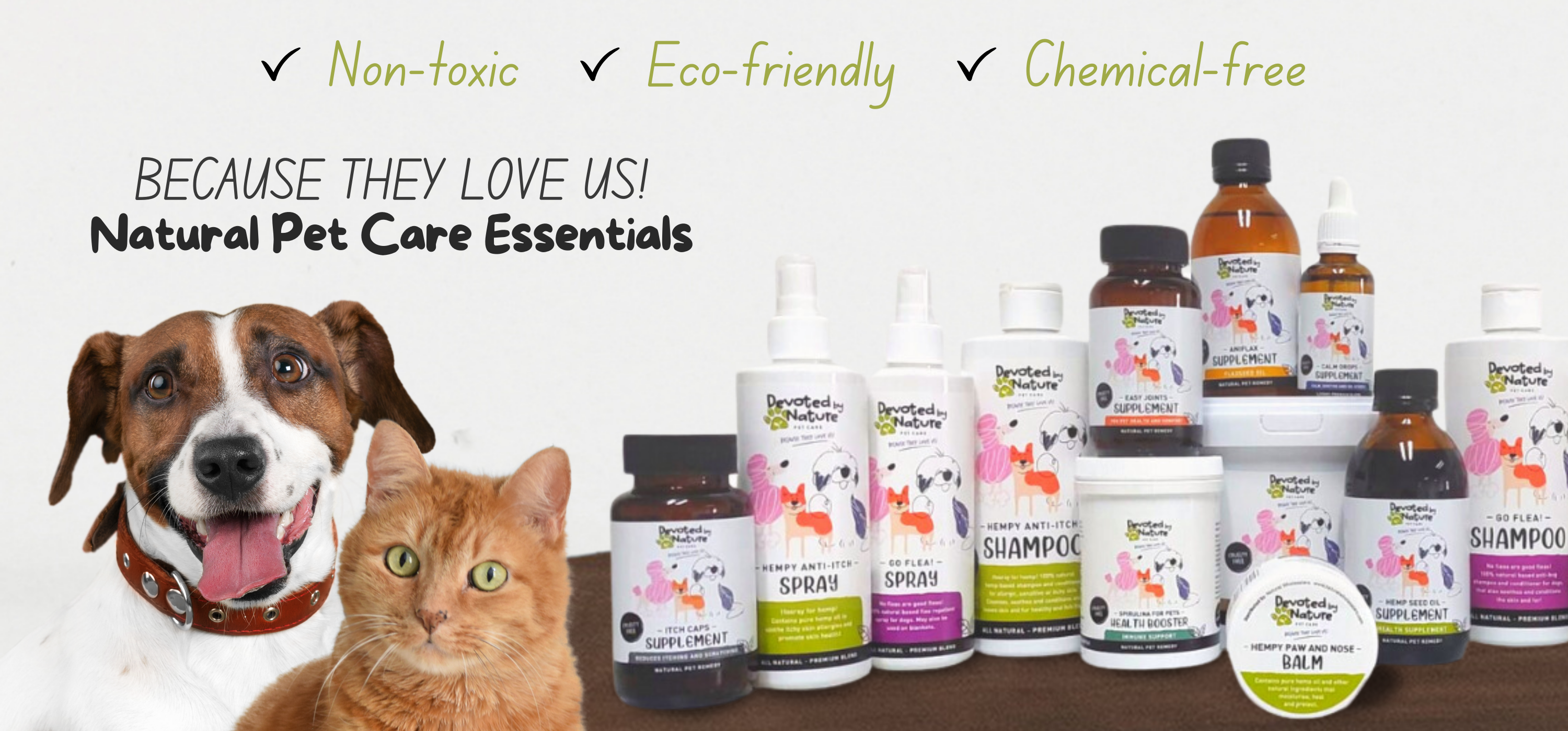 Pets by top nature